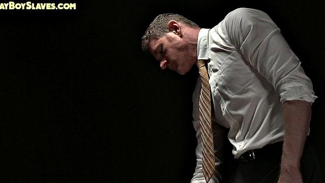 Petite 21yo sub toyed with dildo by DILF in suit