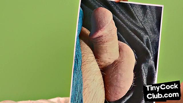 Tattooed cougar comments on small cock