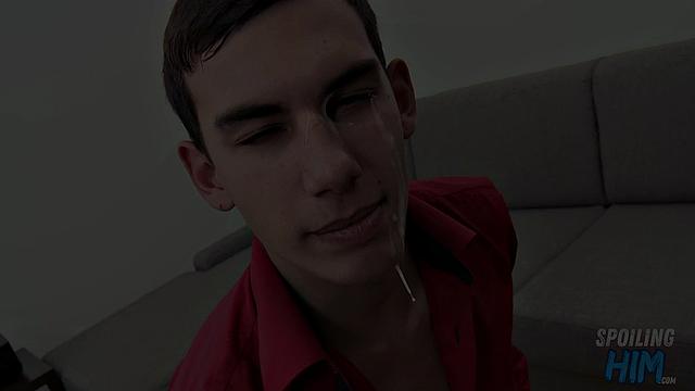 Horny twunk bottomed