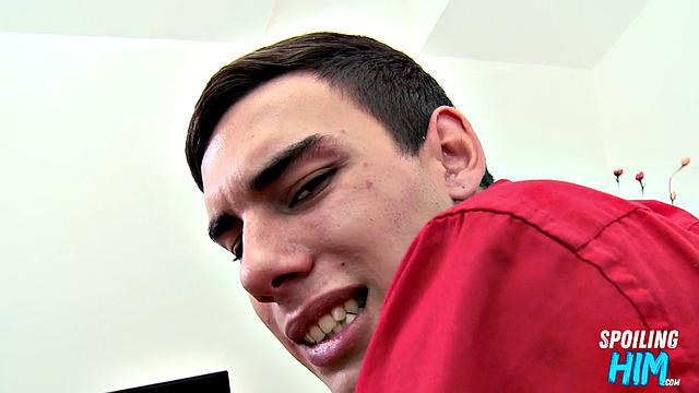 Horny twunk bottomed