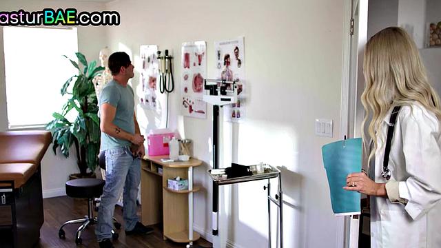 Busty nurse fucked by patient in her infirmary