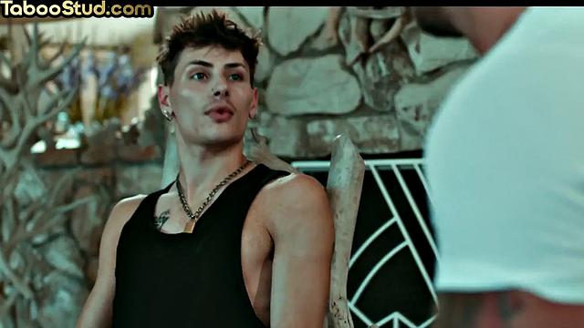 Kinky 21yo stepson fucked by buff stepdad in taboo anal