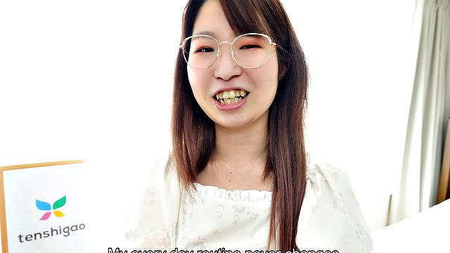 Office worker Momoko Azuma in her first adult video