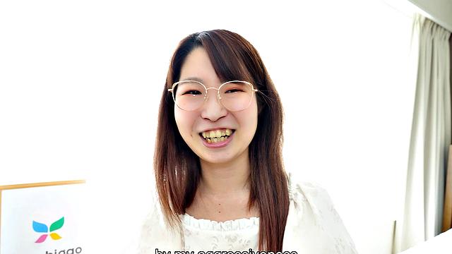 Office worker Momoko Azuma in her first adult video