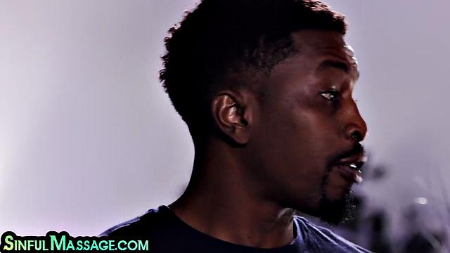 Naughty babes smashed by BBC in threesome