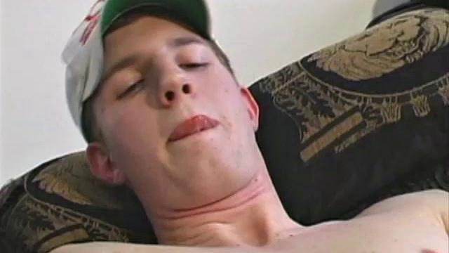 We look in on 21 year old college boy Cole Anderson as he plants himself on the sofa for a relaxing jerk-off session. As the clothes come off, the cock gets hard and soon he's stroking his way to a much-anticipated clinax.