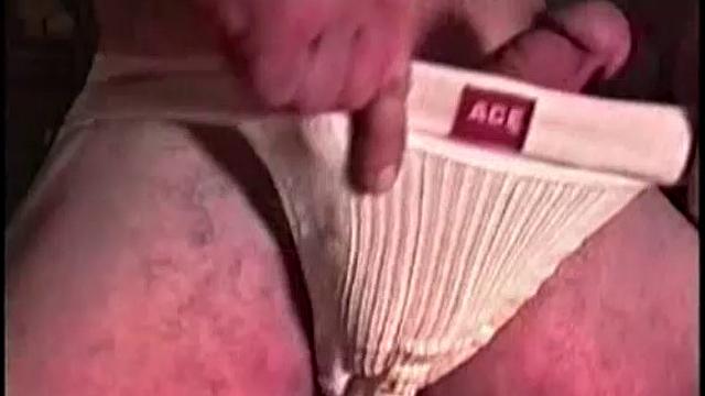 I really like Dale! He can have sex for days and loves showing off. When I recommended the jockstrap scenario, he ran with it. I'll have to admit, that big cock fits well in that pouch.