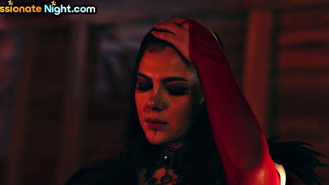 Busty warrior gets muffbanged by vandal in war tent