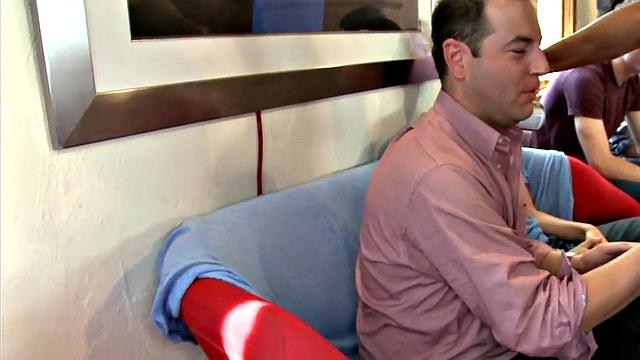 Chiseled party stripper sucked