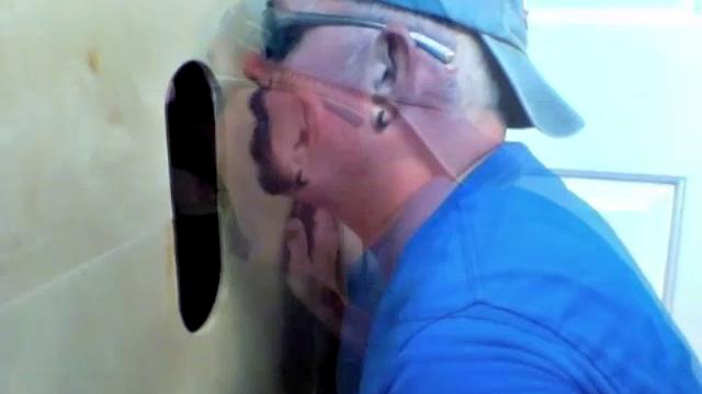 School Principal Cums At The Gloryhole