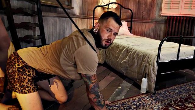 Big ass ts domina rides sub bareback in erotic couple