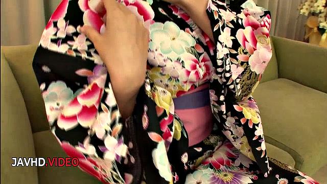 Naughty Japanese Cougar Manami Komukai Thrills In A Threesome Action