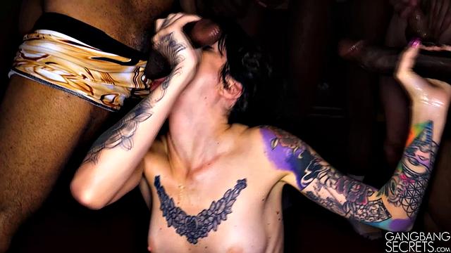 All these to the back of your throat!