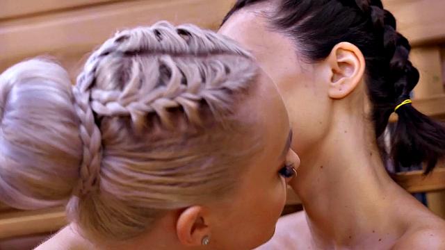 Lez beauties make pussies wet while fingering hardcore