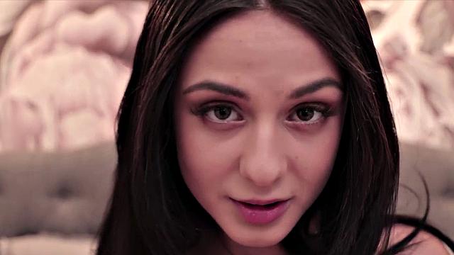 Teasing POV BJ babe sucks BFs stiff dick in amateur blowjob