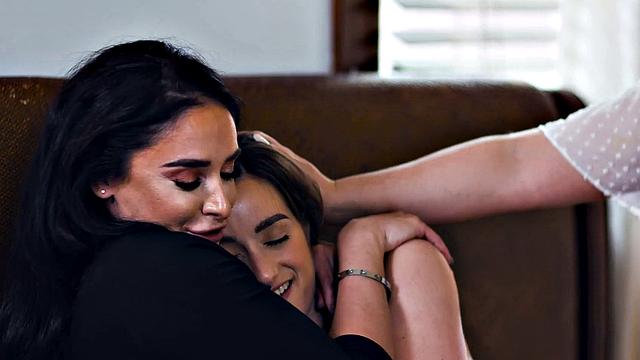 MOMMY'S GIRL - Petite Brunette Fakes Being Sick But Doctor Stepmoms Know