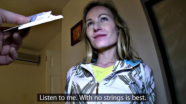 A Blonde Gets Her Pussy Stuffed With Cock