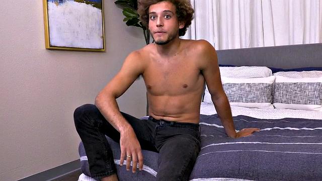 Solo gay loves masturbating hard when he is horny