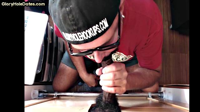 IR gloryhole DILF gets nailed in greedy asshole