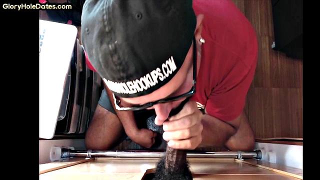 IR gloryhole DILF gets nailed in greedy asshole