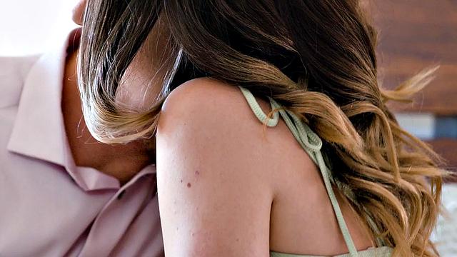 Passionate babe makes love with her lucky BF