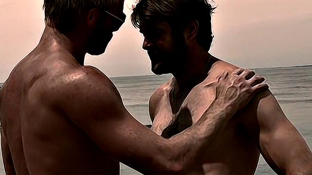 Ass Slamming At The Beach - Christopher Daniels & Colby Keller