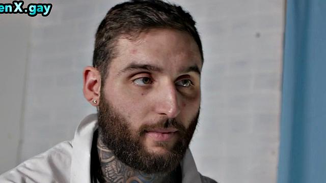 Inked doctor fucks Asian patient after fingering