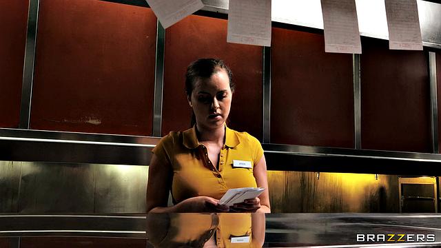 Kitchen Cutie Serves Anal