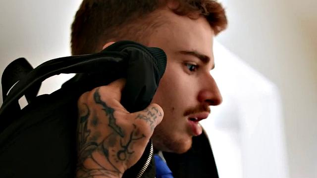 Dominant tattooed jock fucks twink after deepthroat