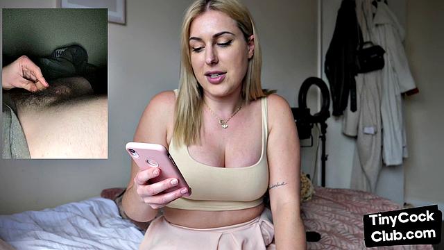 SPH amateur babe talks humiliative about small dongs