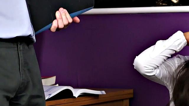 CFNM amateur student in heels fucked by professor