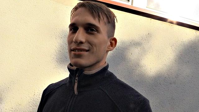 Euro straight guy POV fucked for cash after casting