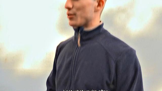 Euro straight guy POV fucked for cash after casting