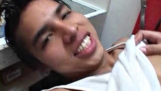 Latinos Paulo and Alejandro find privacy in a work room and quickly get down to business. With both of them naked, the guys share blowjobs, ass rimming and a bit more than a finger fuck.