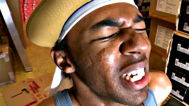 Picked up Black bottom gets fucked by white for money