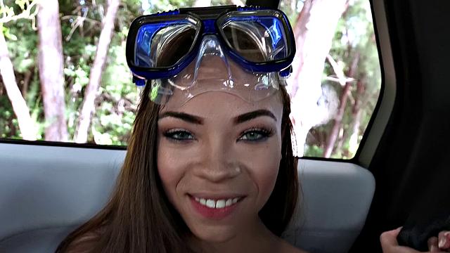 Mixed Race Hottie's Thick Booty