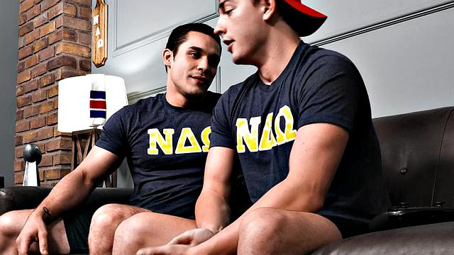 Tattooed hairy stud barebacked by BF till cumshot