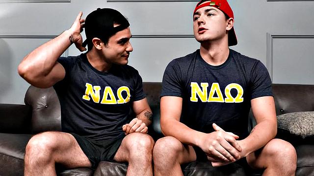 Tattooed hairy stud barebacked by BF till cumshot