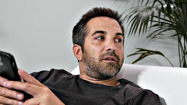 Stunning babe riding cock after being caught