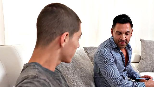 BDSM mesmerized twink toyed by doctor after seance