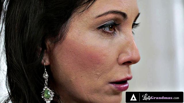 LUSTY GRANDMAS - Busty And Horny GILF Gives Her Boyfriend A Rimjob After Sex