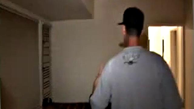 Reverse cowgirl rides hard dick