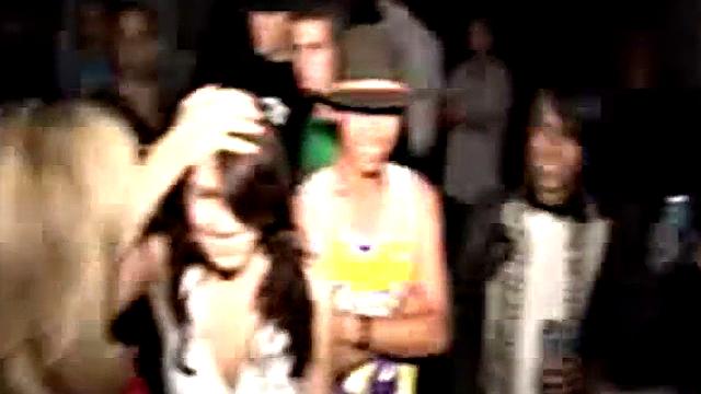 Reverse cowgirl rides hard dick