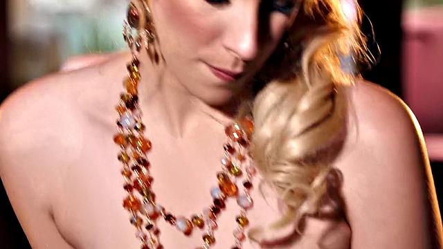 Get In! A bald pussy solo with high heels and fingering and gaping action