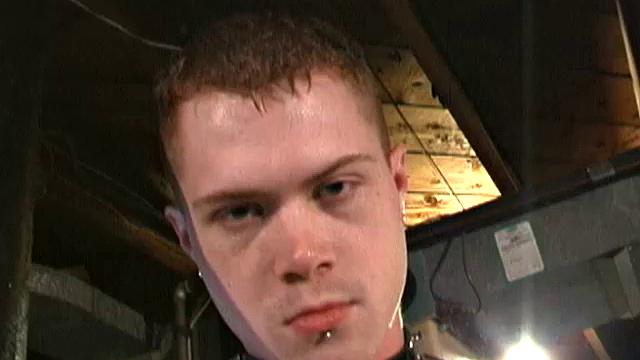 This red haired, green eyed rough looking 19 year old is very confident in himself, and what young guy wouldn't be if packing 9 inches between his legs.