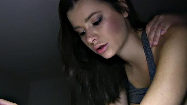 Bikini babe with a tattoo bends over for a rough fuck in European waters