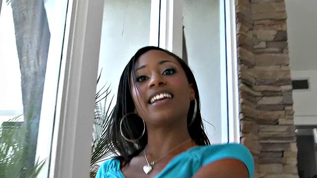 Experience the Friction: A bald pussy & thong lover ride in reverse cowgirl position