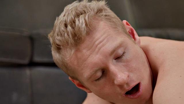 Muscle jock pounded by friend