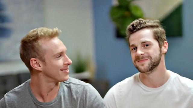 Muscle jock pounded by friend