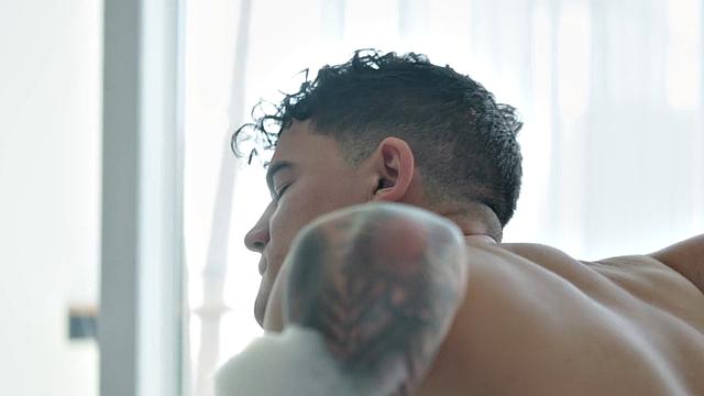 Handsome Amateur jocks fuck and masturbate